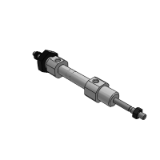 C85W/CD85W - ISO Standard Air Cylinder:Double Acting Double Rod