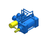 C95P (Baugruppe) - ISO-Zylinder/Standard: doppelwirkend mit Stellungsregler ISO 6431 / VDMA 24562