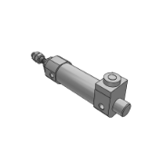 CBJ2/CDBJ2 - Air Cylinder:With End Lock