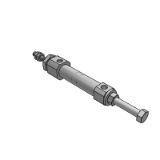 CJ2K-Z/CDJ2K-Z-XC9 - Adjustable stroke cylinder/Non-rotating Rod Type: Double Acting, Single Rod