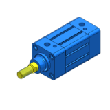 CP95-X1439 (Baugruppe) - ISO-Zylinder/Standard: Doppeltwirkend ISO 6431 / entsprechend VDMA 24562 / Befestigungsnut für automatischen Signalgeber: T-Nut