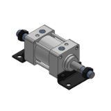 MBW-Z/MDBW-Z - Air Cylinder/Standard: Double Acting Double Rod