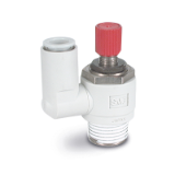 AS_3_1FE - Speed Controller with Residual Pressure Release Valve with One-touch Fittings Universal Style