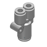 KGU (Different Diameter Union Y) - Stainless One-touch Fittings / Different Diameter Union Y