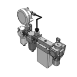IDG_UNIT-X032 - Membrane Air Dryer Unit Type: With Differential Pressure Gauge