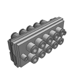 KDM - Inch-size Rectangular Multi-connector