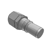 KK P N - Plug/Nut fitting type (for fiber reinforced urethane hose)
