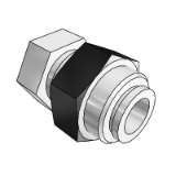 【Discontinued Product】: KQ2E Bulkhead Connector - One-touch Fittings KQ2E Bulkhead Connector :This product has been discontinued.