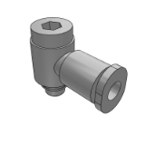 KQ2VS - Hexagon Socket Head Universal Male Elbow (Gasket Seal)