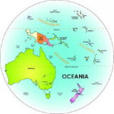 Oceania map