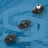 Plastic mounting flanges
