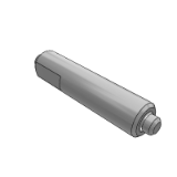 AAVBU,AAVSBU,AAVPBU,AAVPSBU - Guide shaft with spanner slot on both ends of external thread - precision type