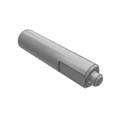 AASAS,AASSAS,AAPSAS,AAPSSAS - Guide shaft one end external thread with wrench slot type - high precision standard type