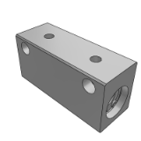 ADHSL - Linear bearing box unit -Heightening square type/ Double lining type