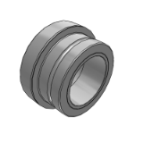 BAKXZ,BAKXRZ - Ball needle roller bearings with thrust/needle roller bearings with thrust - with inner ring