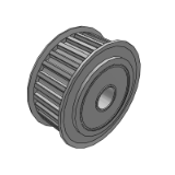 CBAHW - Synchronous gear - toothed idler gear with flange T5 · T10