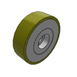CCERUS,CCERUA,CCERGS,CCERGA,CCERHS,CCERHA - Polyurethane lined rollers with bearing type/polyurethane thickness selection type