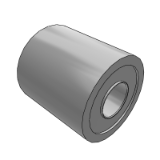 CDFAN,CDFAM,CDFAC - Idler pulley for pulley flat belt width t = 25 ~ 100 bearing press in type