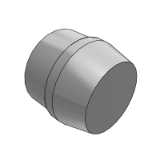 DAAFNA,DAAFND - Locating pin - high hardness stainless steel - large head cone angle type - external thread type