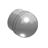 DAAKQA,DAAKQD - Locating pin - high hardness stainless steel - big head spherical type - DP tolerance optional - press in type