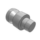 DABYSR,DABYSRL,DABUSR,DABUSRL - Big head / small head taper angle positioning pin;bolt fixing-ring groove type
