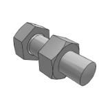 DBAH,DBSAH,DBAHN,DBAHNS,DBSAHN - Positioning guide parts - Adjusting screw assembly - hexagon bolt type