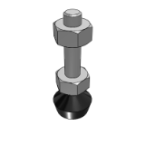 DDH-CC - Clamps - Quick clamps - Metal end fittings for clamps - pointed rubber type