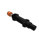 LAHCA,LAHCB,LAHCC - Buffer - economical oil pressure buffer - small and medium-sized adjustable · no impact head / with impact head / with buffer spring
