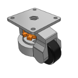HEXAFB - Casters-Fumar Eccentric Adjustment Block Casters-Flat-Bottom Moving Heavy Duty Type