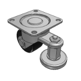 HEGNT - Casters - Casters with Adjustment Blocks - Heavy Duty Type
