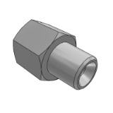 FDPFF,FDPFFS - Fittings for oil and water pressure -PT internal thread · PF external thread - Straight pipe type · female joint