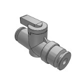 FFVUS - Quick connector - ball valve series - straight pipe ball valve
