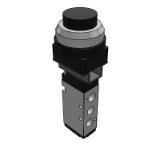 FAMV - Mechanical valve - convex round button