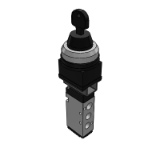 FAMV - Mechanical valve - key type - rotary positioning