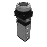 FAMV - Mechanical valve - flat round button