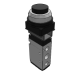 FAMV - Mechanical valve - convex round button