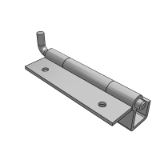 GAFNRP - Hidden hinge - screw + welding type