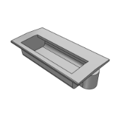 GAADBO - Type with fixed gasket - Concealed handle