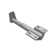 GAFXXD - Adjustable brace - for ordinary doors - two-point fixing - tooth shape adjustable