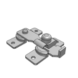 GAFYLO - Automatic locking rotary brace - rotary flat bolt - shrapnel locking type