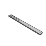 AHH150,AHRH150 - Linear slide rail - three section pull-out type - heavy duty type - steel - interlocking type