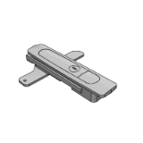 GAAXTFV,GAAXTFW - Flat lock - handle press type - three-point type