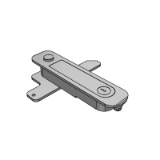 GAAXTGH,GAAXTGJ - Flat lock - handle press rotary - circular independent button - single point