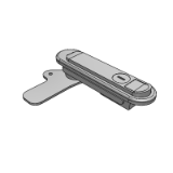 GAAXTGP,GAAXTGQ - Plane lock - handle press rotary - lock cylinder integrated button - three-point