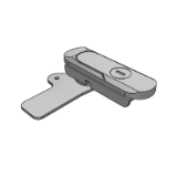 GAAXTGR - Flat lock - handle press rotary - handle button - single point