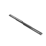 AH3 - Industrial slide rail light load type- made of aluminum alloy- three-stage pull-out type