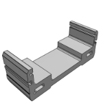 HA01-M-D135 - General aluminum alloy profile - module base profile series -D135