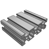 HA01-E-2060 - European standard aluminum alloy profile -E20 series -2060