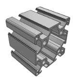 HA01-E-3360 - European standard aluminum alloy profile -E30 series - 3360
