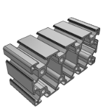 HA01-E-60120 - European standard aluminum alloy profile -E30 series - 60120